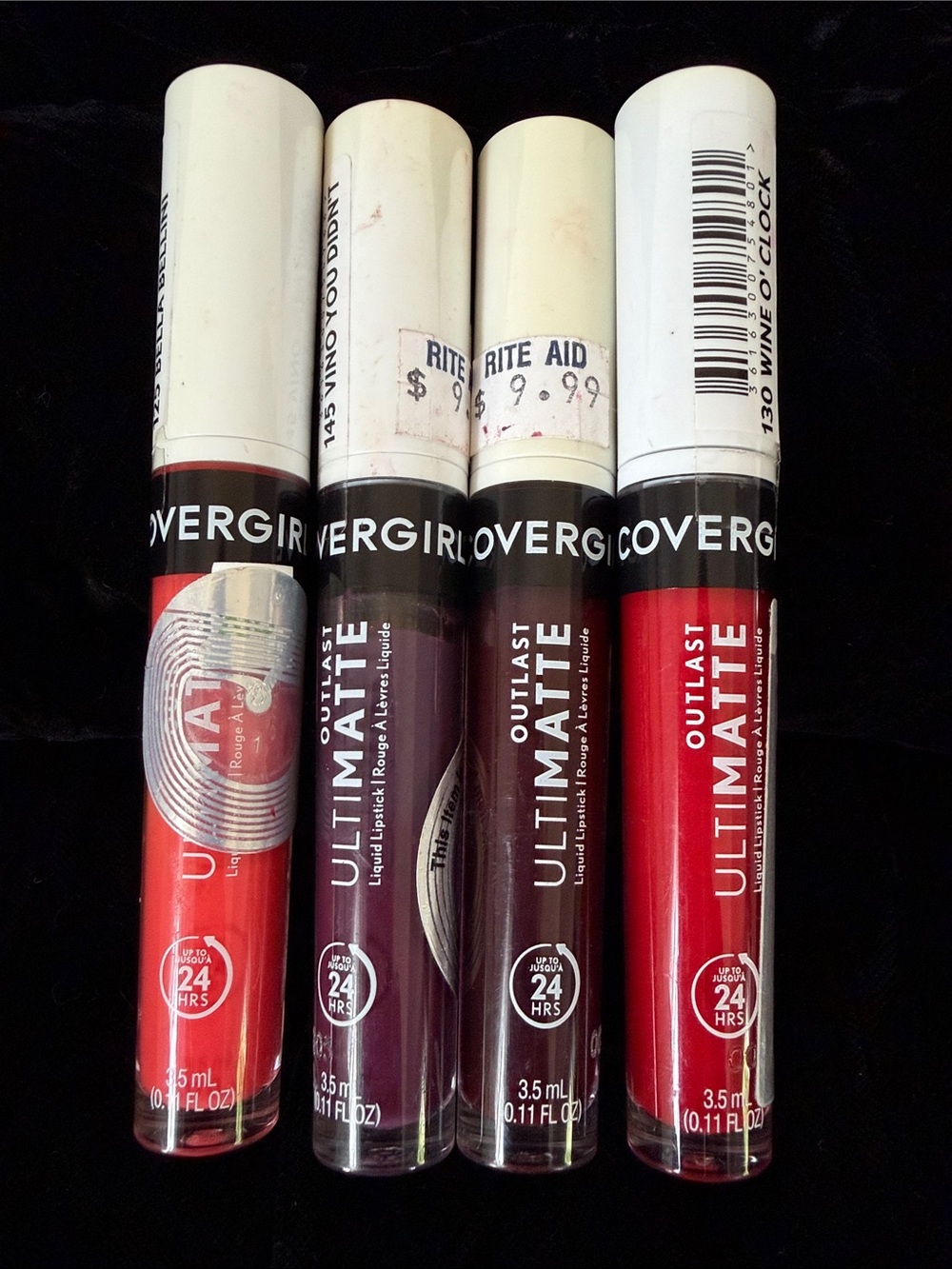 COVERGIRL Outlast Ultimate Matte Liquid Lipstick Set — Red and Berry Tones